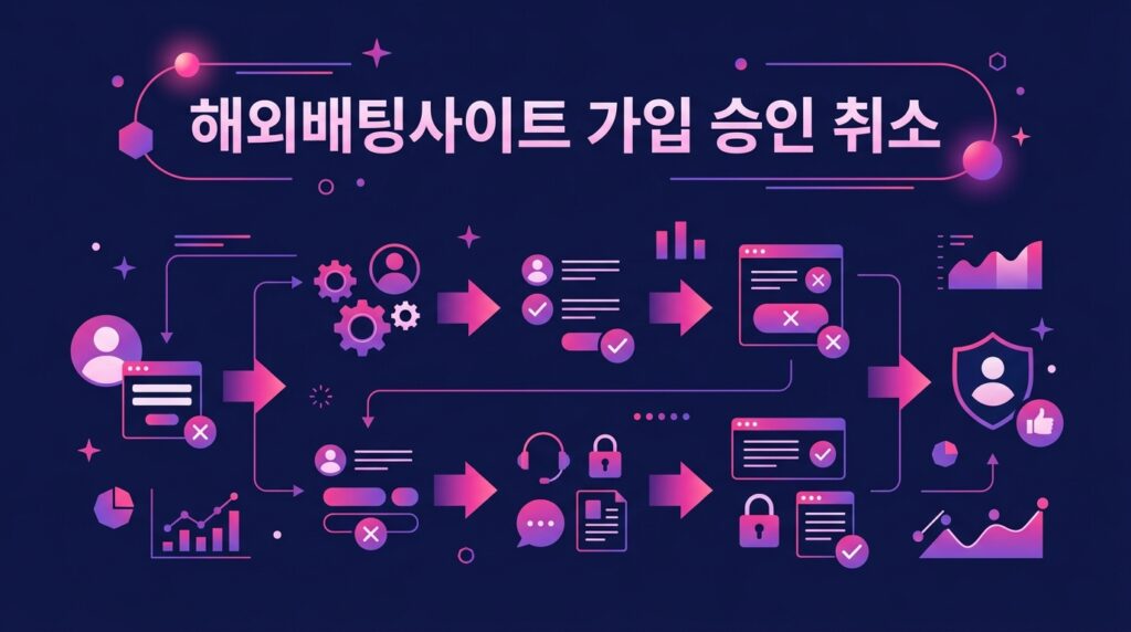 해외배팅사이트 가입 승인 취소
