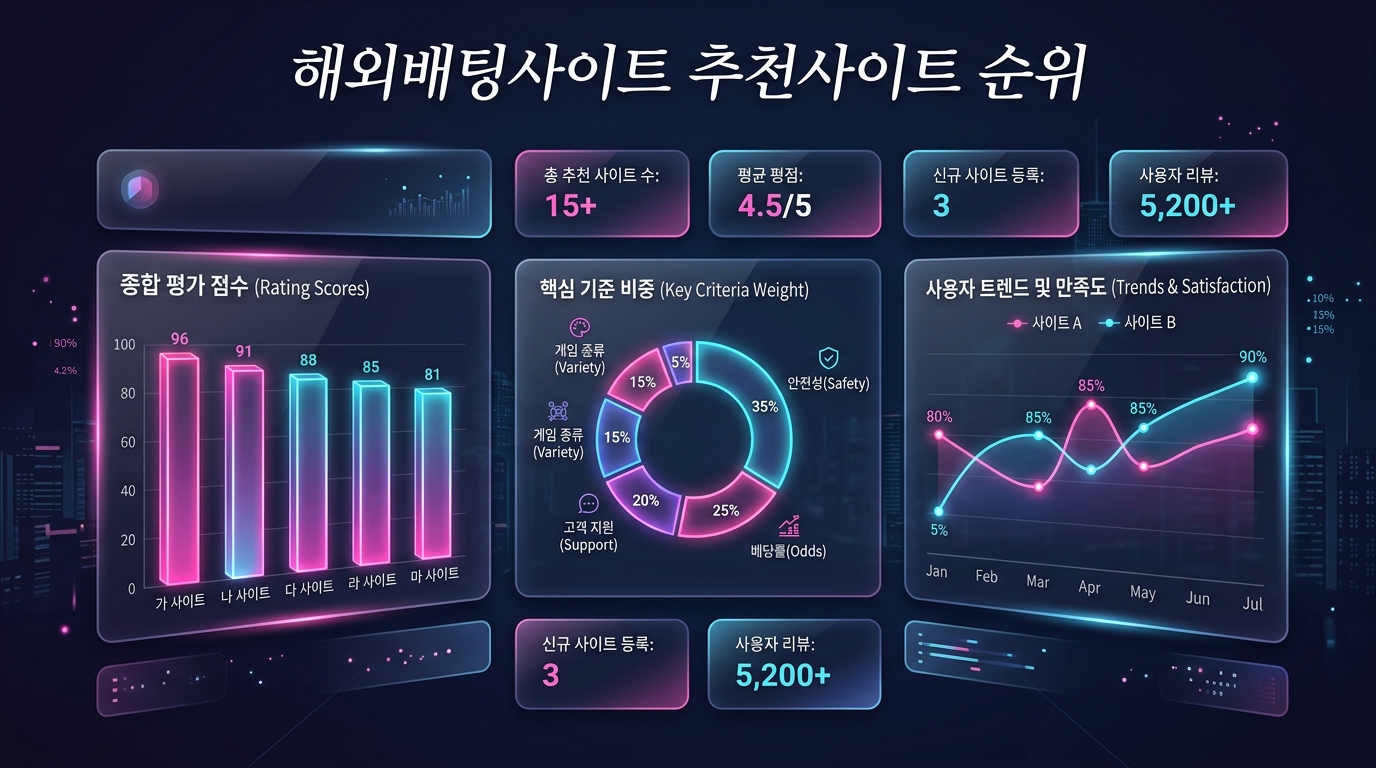 해외배팅사이트 추천사이트 순위