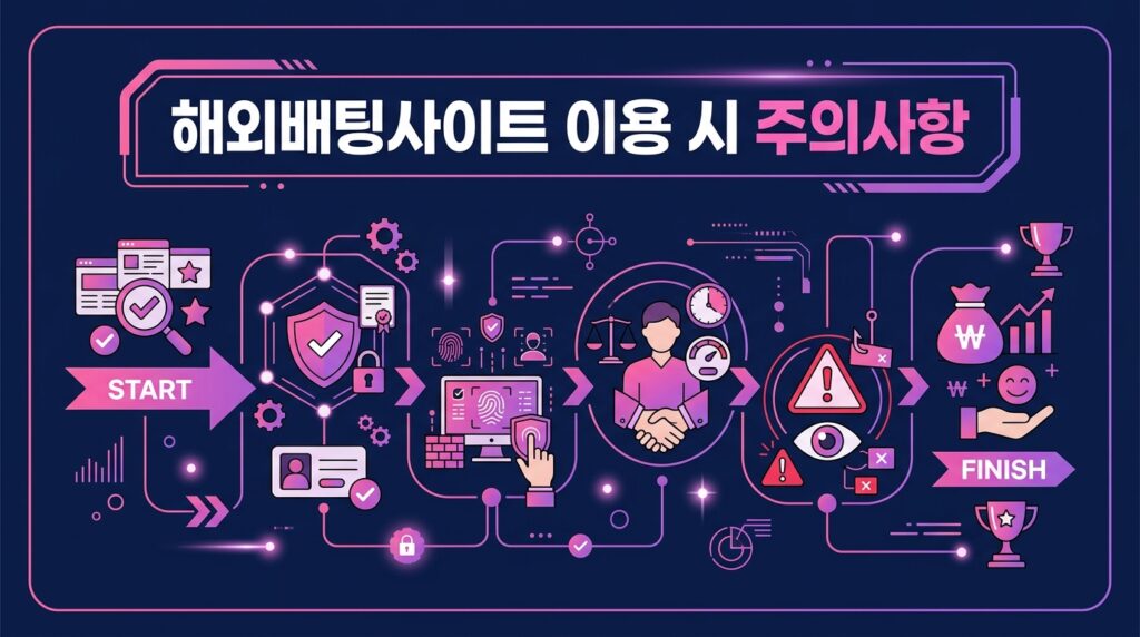 해외배팅사이트 이용 시 주의사항