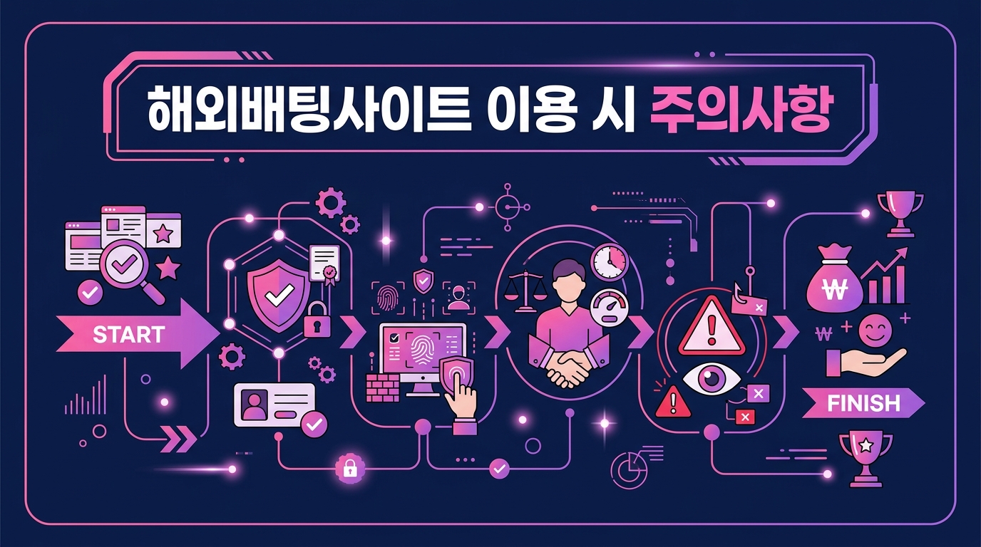 해외배팅사이트 이용 시 주의사항